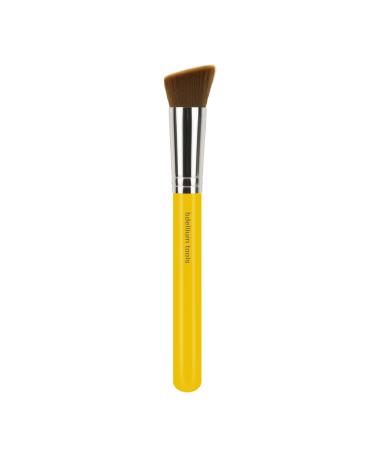 Bdellium Tools Professional Makeup Brush - Studio Series 956 Slanted Precision Kabuki - With Soft Synthetic Fibers For Perfect Complexion (Yellow 1pc)