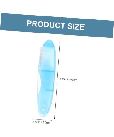 Fomiyes 20-Pack Foldable Toothbrushes - Portable & Outdoor Design Sky Blue | Ideal Household Daily Use - Buy Online on GoSupps.com