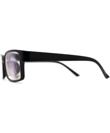 SA106 Classic Plastic Narrow Rectangle 3 Focal Progressive Reading Glasses - Black +3.0 | International Shipping Available - Buy Online on GoSupps.com