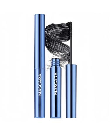 Black mascara for thin eyelashes waterproof mascara with mini brush smearresistant and longlasting formula voluminous curl effect light and without clumping