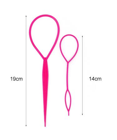iTauyees Hairstyle Aid | Hair Tail Twister Band Bun Styler | Rose - Perfect for Effortless Hair Styling & International Shipping - Buy Online on GoSupps.com