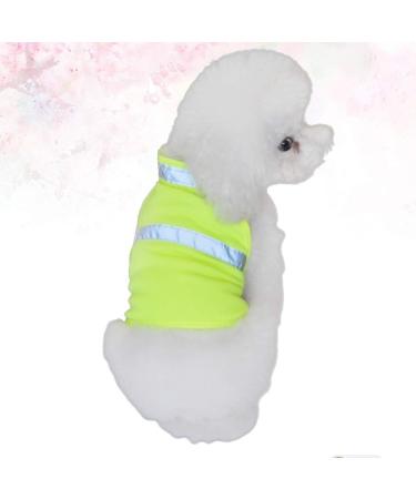 Buy Villcase Reflective Safety Vest for Dogs | High Visibility Breathable Summer Clothing | Fluorescent Yellow Size L | Ideal for Walking Running Hiking - Buy Online on GoSupps.com