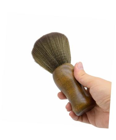 Frcolor Vintage Hair Removal Brush - Wooden Shaving Brush for Salon & Home Use | 15.5x3.2cm - Buy Online on GoSupps.com