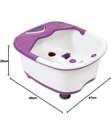 Shop Homedics Deep Soak Luxury Foot Spa - Circulatory Foot Bath with Massage Inserts Pedicure Attachment & Water Heating - Buy Online on GoSupps.com