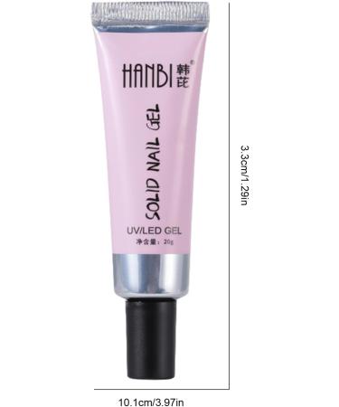 Gel Nail Glue - Strong Solid Builder Nail Gel Super Strong Fake Acrylic Nails Gel Nail Tips Glue False Nail Glue for Nail Stickers and Nail Rhinestones Pochy - Buy Online on GoSupps.com