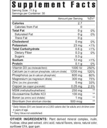 Youngevity Beyond Osteo FX Powder Calcium Supplement 357g Canister | Worldwide Shipping - Buy Online on GoSupps.com