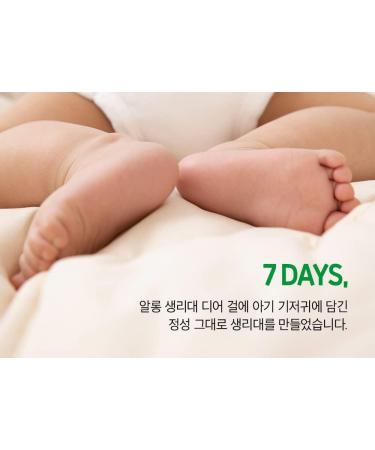 Womens's Sanitary Napkins with Wings - Medium Size, Unscented & Absorbent - Korean Pad - Buy Online on GoSupps.com