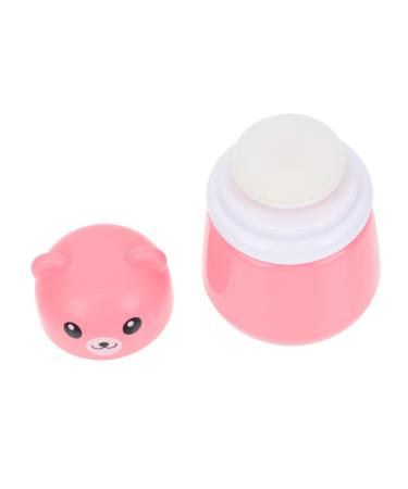 Beatifufu Box Powder Powder Container Powder Powder Container Powder Puff Body Care Baby Villi Loose Sponge Travel Cartoon Makeup Bag