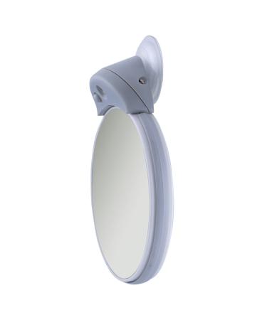 Zadro Dual-Sided 10X/5X Magnification LED Lighted Compact Travel Makeup Mirror - Gray/White - Buy Online on GoSupps.com