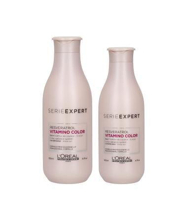 L'Oréal Professionnel Serie Expert, "Vitamin A-OX" - Color Fixing Shampoo (300 ml) and Color Fixing Treatment (200 ml)