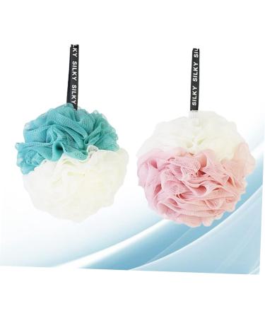 Balacoo 2pcs Mesh Sponge Shower Ball - Large Bath Pouf for Women | Ultra Soft & Durable - Buy Online on GoSupps.com