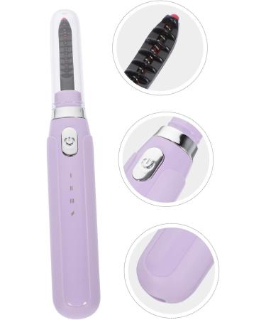 Healeved Electric Eyelash Curler Heater Heated Eyelash Curler Practical Lash Curler Handheld Lash Curler Makeup Tool Handheld Eyelash Curler Eyelash Accessory Caliper Household Abs Purple - Buy Online on GoSupps.com