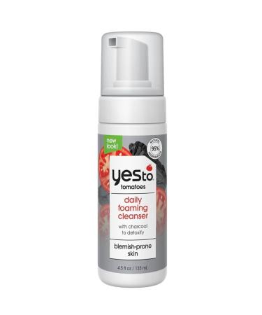 Yes To Tomatoes Anti-Pollution Detoxifying Charcoal Facial Cleanser - 4.5 fl oz | International Shipping Available - Buy Online on GoSupps.com