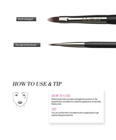 Buy Secret V57 Point Concealer Brush - Perfect for Flawless Makeup Application | International Shipping Available - Buy Online on GoSupps.com