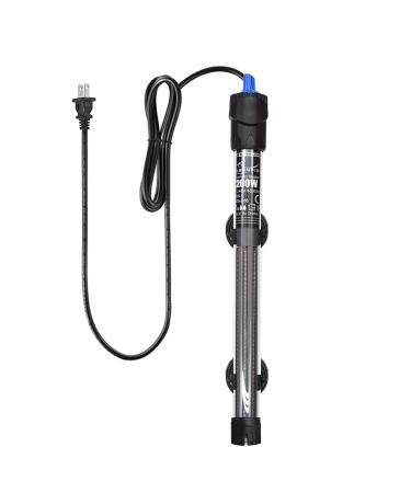 WELOMELO 100W / 200W / 300W / 500W Submersible Fish Tank Heating Rod, Temperature Adjustable Fish Tank Heating Rod/Thermostatic Rod with 2 Suction Cups