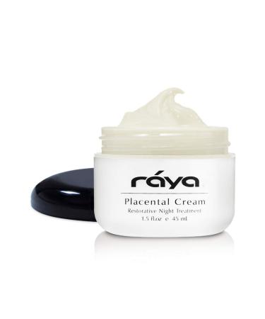 Raya Placental Cream (402) | Restorative  Anti-Aging  and Moisturizing Facial Night Cream for All Non-Oily Skin | Calms Inflammation and Minimizes Pores