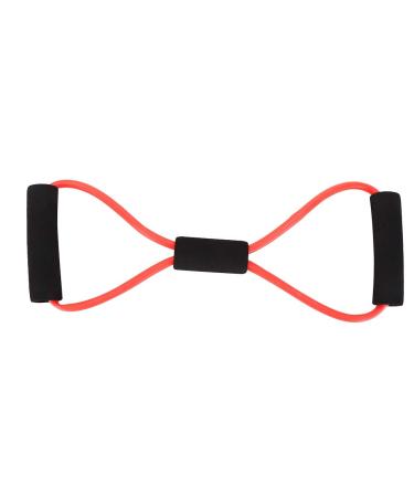 8 Shaped Pull Rope Chest Expander Comfortable Good Elasticity Strong Tension Pull Rope To Promote Blood Circulation(Red)