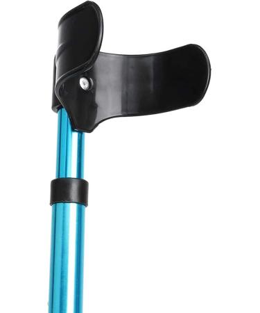 Ergonomic Forearm Crutches Height Adjustable Aluminum Crutches Blue Elbow Crutches Folding Walking Sticks Made in China Smooth Sailing - Buy Online on GoSupps.com