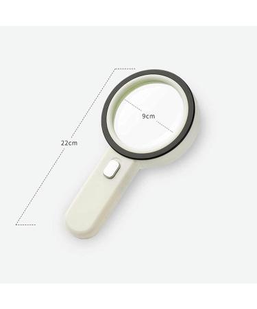 Portable Magnifier Magnifier Reading Crafts Identification 30X Hd LED Light Handheld Illuminated Read Magnifier Full of Stars - Buy Online on GoSupps.com