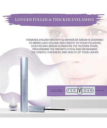 Fermosa Eyelash Growth Serum - Enhance & Lengthen Lashes Thick & Long Effect 3.5 ML - International Shipping Available - Buy Online on GoSupps.com