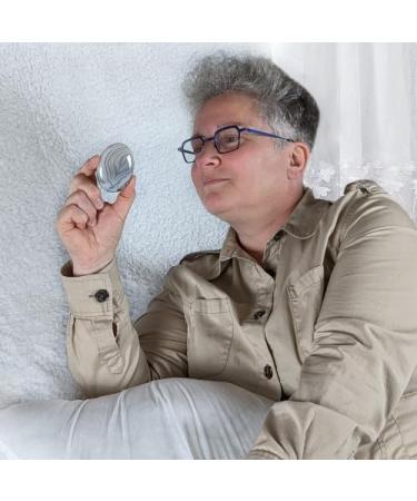 Eusice-Landed Ach Natural Healing Stone | Handmade Banded Agate for Stress Relief & Wellness | Ethical & High-Quality | 100g-15g - Buy Online on GoSupps.com