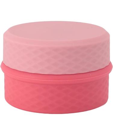 Travel Silicone Makeup Containers Silicone Cream Jars with Spoon 3 in 1 Trinkets Outdoor Pills for Women (Pink) - Buy Online on GoSupps.com