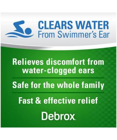 Debrox Swimmer's Ear Drying Drops for Adults & Kids 1 Fl oz. - Pack of 6 - Buy Online on GoSupps.com