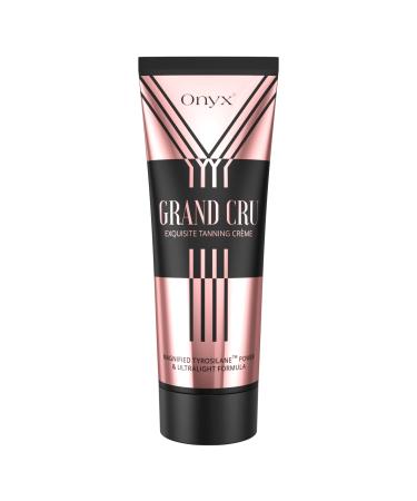 Onyx Grand Cru Tanning Lotion for Tanning Beds - Tan Accelerator with No Bronzer - Ultra Light Formula for Streak-Free Results - Tattoo & Color Fade Protection - Tanning Bed Lotion for Intense Moisturizing Skin