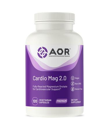 AOR Cardio Mag 2.0 Supports a Healthy Heart Muscle Function and Energy Magnesium Supplement 30 servings (120 capsules)