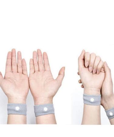 Acupressure Bracelets for Adults & Kids - 4 Pairs Anti-Evil Bands for Pregnancy & Travel Sickness - Buy Online on GoSupps.com