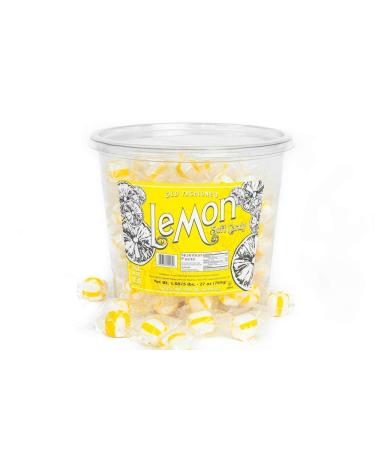 Stewart Candy Old Fashioned Pure Cane Sugar Candy Puff Balls -Made in the USA (Lemon Flavor - 27oz Tub) Lemon 1.68 Pound (Pack of 1) - Buy Online on GoSupps.com