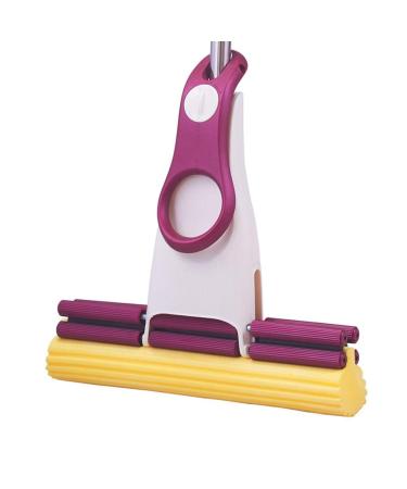 Mop Sponge Super Absorbent Sponge Head Floor Telescopic Stainless Steel Handle for Home Floor Kitchen Living Room Smooth Sailing