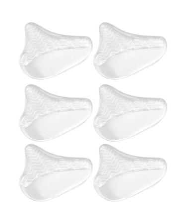 3 Pairs Forefoot pad Forefoot Relaxation Cushion Neuroma pad of Foot Insert Foot Cushion Foot Arch Support Metatarsal Pads Ball Arch of Foot Dash The Ball White