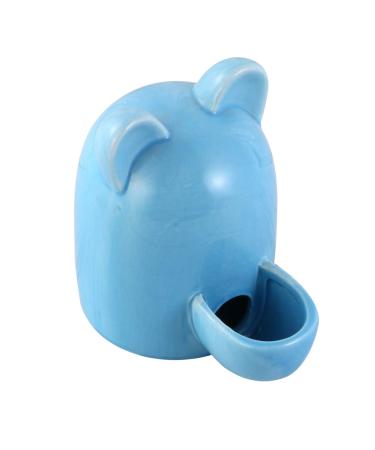 POPETPOP Bunny Water Bottle Hamster Water Feeder Ceramic Automatic Drinking Bottle Small Animals Food and Water Dispenser for Bunny Bird Guinea Pig Hedgehog Chinchilla Ferret Ceramic Water Bottle