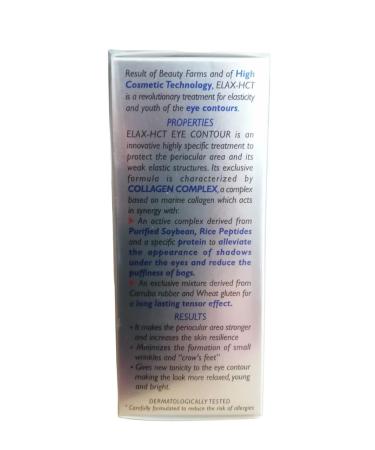 Clinians Suisse Elax HCT Collagen Eye Contour Firming Serum - Anti-Aging Skincare from Italy 0.3 Oz - Buy Internationally - Buy Online on GoSupps.com