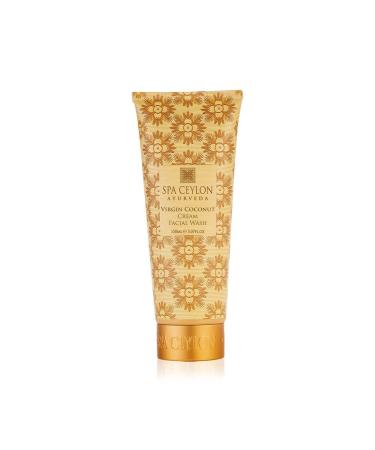 SPA CEYLON VIRGIN COCONUT Cream Facial Wash | Rich & Soft-Foaming | Deep Cleansing | Silicon-Free | 100% Vegetarian | Suitable for all skin types