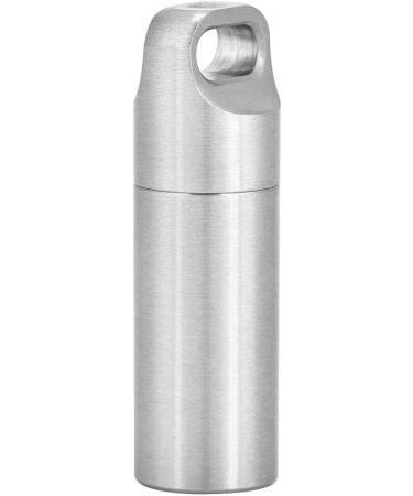 Buy Dilwe Waterproof Stainless Steel Medicine Bottle - Durable Camping Pills Holder for Outdoor Adventures - Buy Online on GoSupps.com