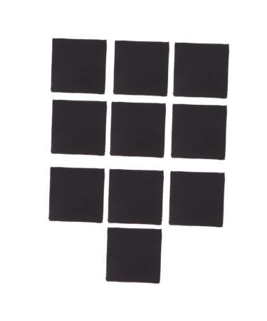 Healifty 10pcs Cleaning Cloths Eye Glasses Cleaning Cloths Cotton Screen Cloth Phone Screen Cloth Glasses Cloth Phone Cleaning Cloths Phone Cotton Cloth Lens Cloth Cell Phone Black Size 1
