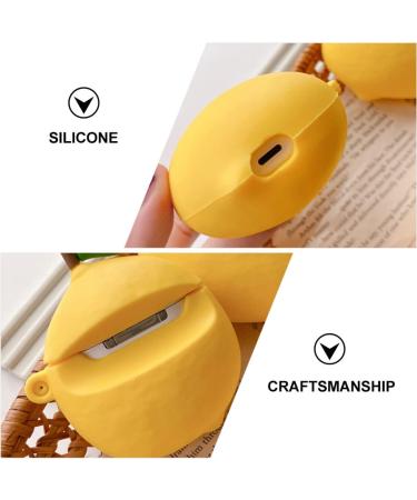 UKCOCO 1Pc Lemon Headphone Case Wireless Earphone Case Earphone Sleeve Headset case Earphone Shell Cute Skin Case Earbud Case Cover Clear Case Earphone Cover Silica Gel Simple Pro2 Yellow 9x6x4cm - Buy Online on GoSupps.com