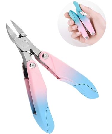 SVAASA Nail Clippers 3 in 1 Nail Scissors Tough Hard Toe Nails Clipper Nail Cuticle Remover Manicure Pedicure Tools Ingrown Nail Trimmer (Color : Blue) - Buy Online on GoSupps.com