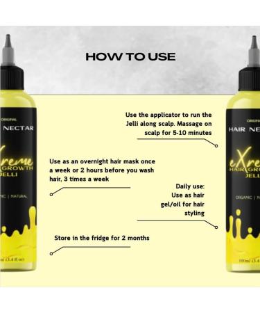 100% Natural Organic Hair Growth Oil with Flaxseed Gel Rosemary Oil Effective Thickening Mask & Hair Loss Treatment - Buy Online on GoSupps.com