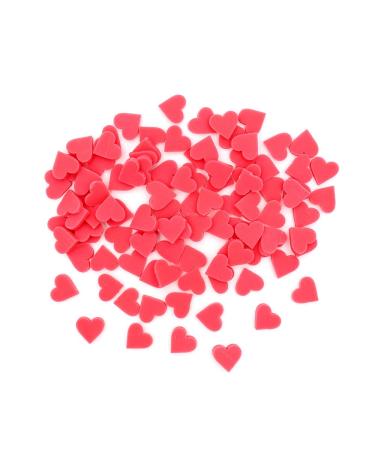 RT 10g/Lot Red Heart Shaped Slices Sprinkles for Slime Supplies Toy Polymer Clay Charms Accessories Addition for Fluffy Clear Slime Y420 (Color : F-31 (10g))