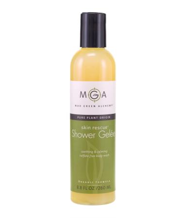 MGA Vegan Shower Gel - Skin Rescue & Moisturizing Body Wash for Skin Care | Natural & Organic Formula with Essential Oils & Skin Friendly pH | Sulfate free Moisturizing Body Wash | 8.8 Fl Oz 8.8 Fl Oz (Pack of 1)