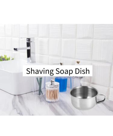 Premium Stainless Steel Shaving Soap Bowl - Hygienic & Practical Shaving Tool for Men | International Shipping Available - Buy Online on GoSupps.com