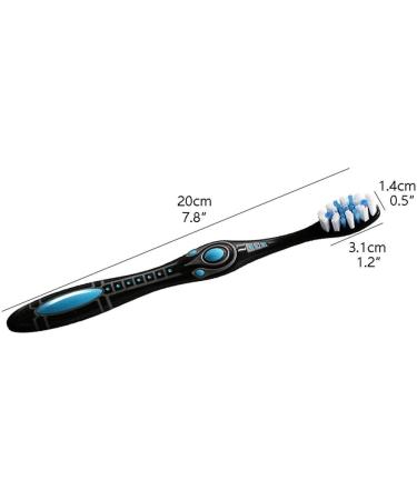 Zumaha Compact Medium-Proof Toothbrush - Deep Cleaning Stain & Plaque Removal | Pack of 6 Ergonomic Toothbrushes for Men & Women - International Shipping Available - Buy Online on GoSupps.com
