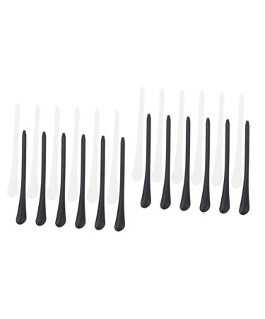 Osaladi 24 pairs of glasses bruises glasses leg covers silicone glassesb if glasses frame covering glasses protective sets Figure protruding made of glass ear bracket set white needle hole bracket black whitex2st 6.5x0.6cmx2pcs