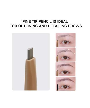 Music Flower Teardrop Tip Eyebrow Pencil - Soft Grey, Long Lasting Dual Ended Brow Pen - Buy Online on GoSupps.com