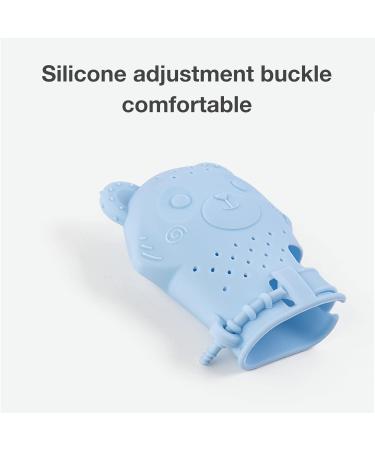 Niceram Bear Silicone Bite Gloves | Self-Calming Teething Relief for Infants | Anti-Drop Design with Adjustable Straps - Buy Online on GoSupps.com