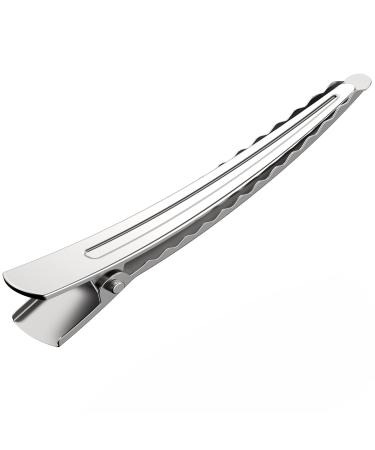 100 Pcs 2.36 Inch Metal Hair Clips for Women Styling Sectioning - Curl Hair Clips for Hair Salon, Barber, DIY - Silver - Buy Online on GoSupps.com