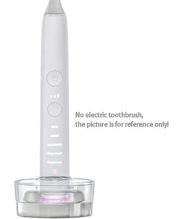 Charging Stand for Philips Sonic Electric Toothbrush | Silver Base+Cover | Compatible with Philips Smart 9300, 9500, 9700 HX9924 HX9901 HX9903 HX992W - Buy Online on GoSupps.com